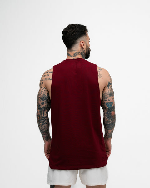 Regata Cut Off Mith Nation Aesthetics or Nothing Bordô