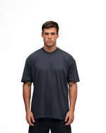 Camiseta Oversized Mith Nation Adornment Chumbo
