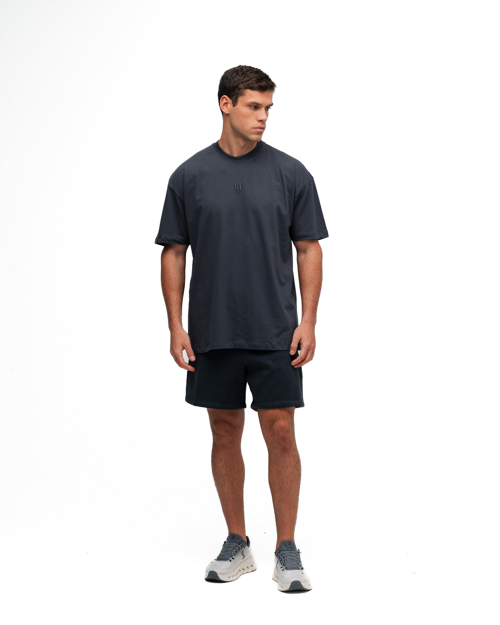 Camiseta Oversized Mith Nation Adornment Chumbo