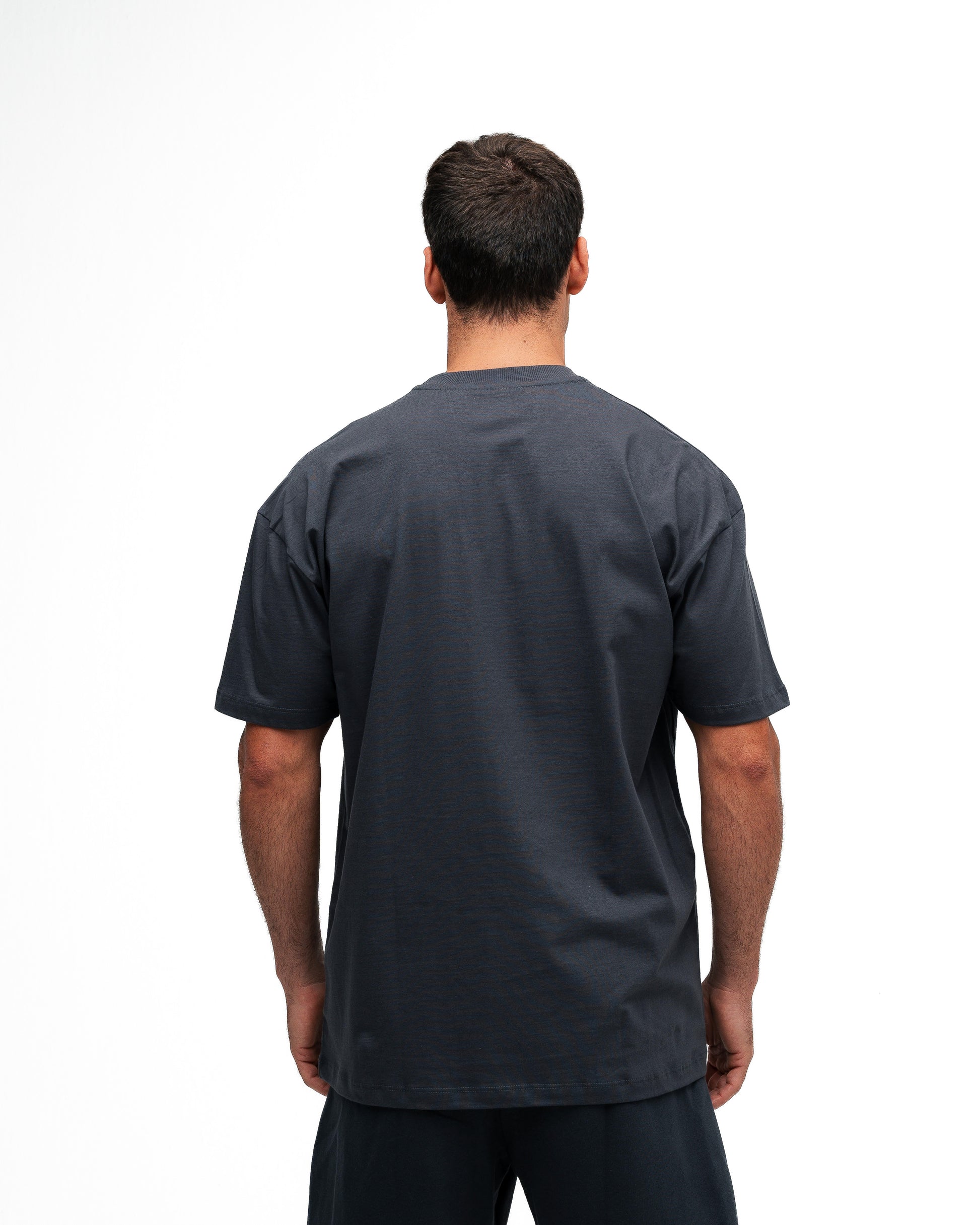 Camiseta Oversized Mith Nation Adornment Chumbo