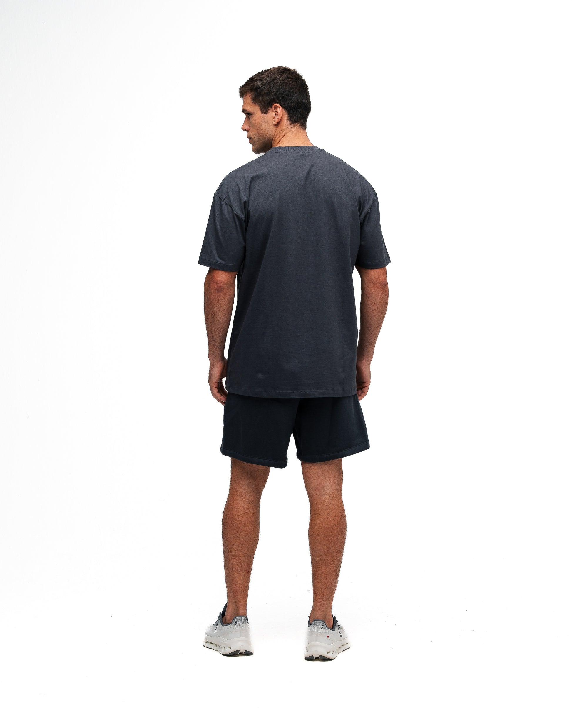 Camiseta Oversized Mith Nation Adornment Chumbo