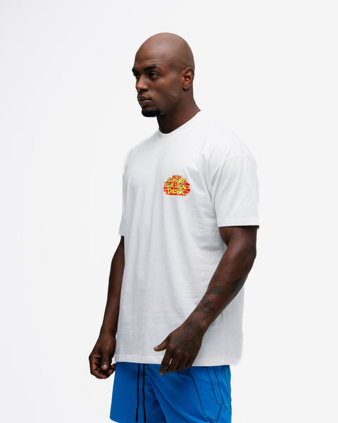 Camiseta Oversized Comam Frutas Support Your Local Off White