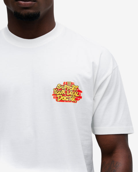 Camiseta Oversized Comam Frutas Support Your Local Off White