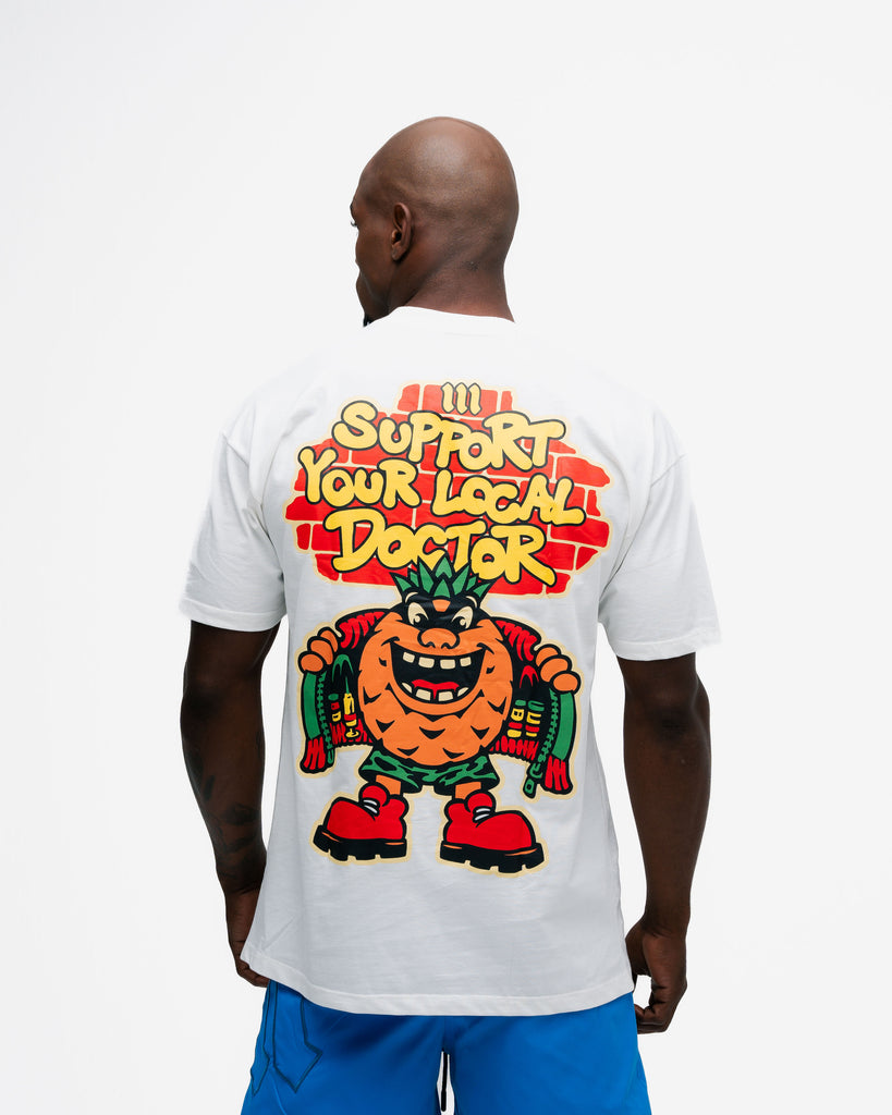 Camiseta Oversized Comam Frutas Support Your Local Off White
