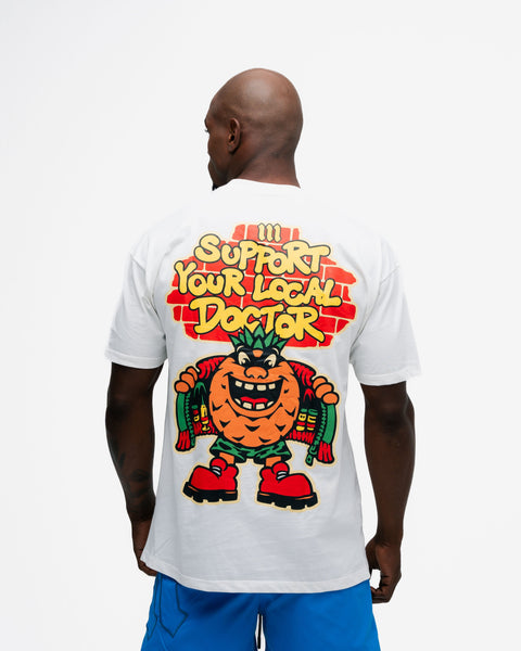 Camiseta Oversized Comam Frutas Support Your Local Off White