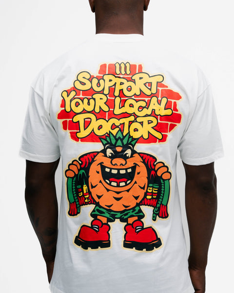 Camiseta Oversized Comam Frutas Support Your Local Off White