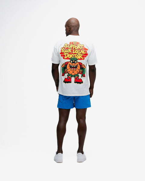 Camiseta Oversized Comam Frutas Support Your Local Off White