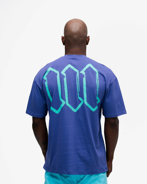 Camiseta Oversized Mith Nation Scribble Roxo