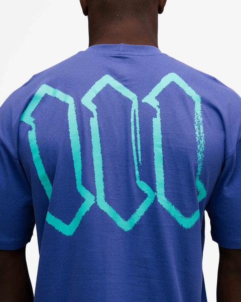 Camiseta Oversized Mith Nation Scribble Roxo