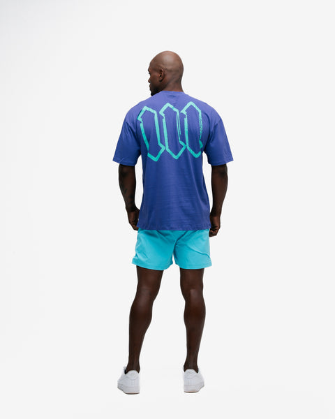 Camiseta Oversized Mith Nation Scribble Roxo