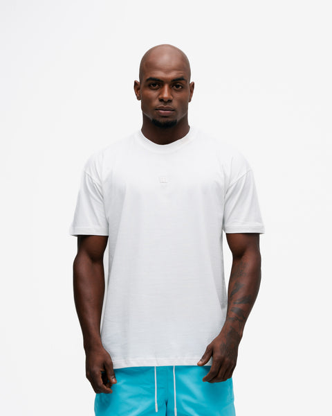 Camiseta Oversized Mith Nation Minimal Off White