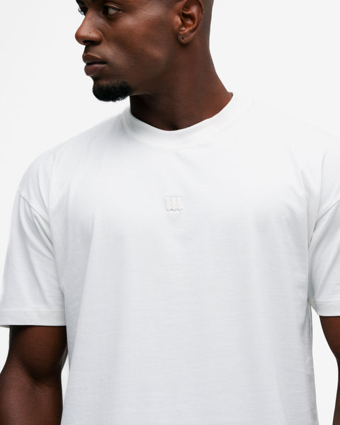 Camiseta Oversized Mith Nation Minimal Off White