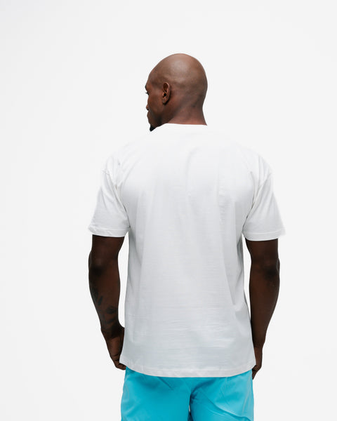 Camiseta Oversized Mith Nation Minimal Off White