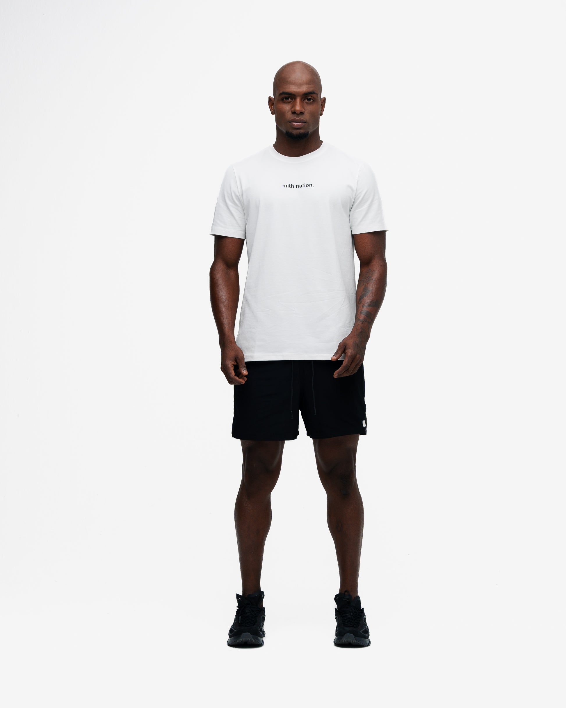 Camiseta Mith Nation Logo Off White
