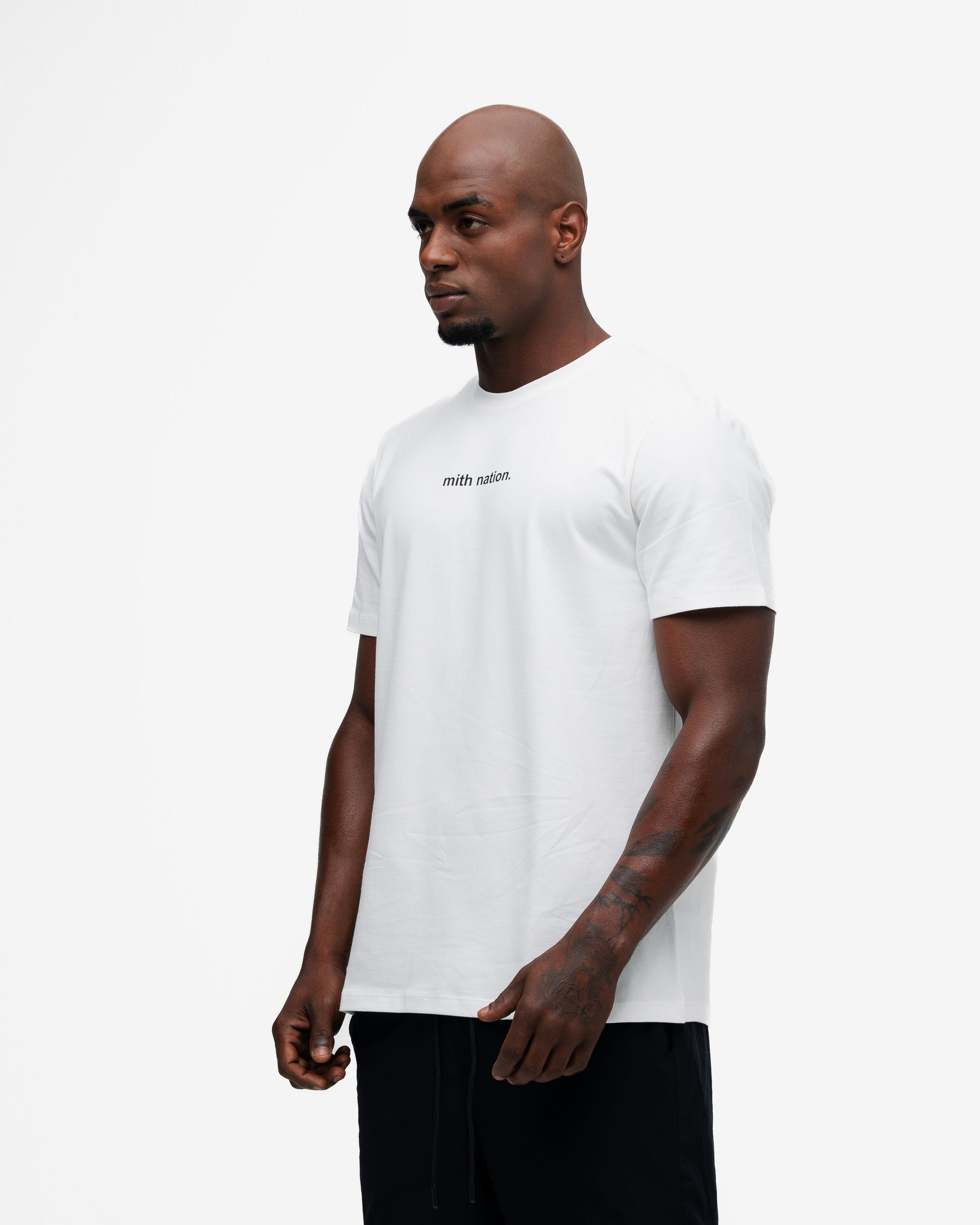 Camiseta Mith Nation Logo Off White
