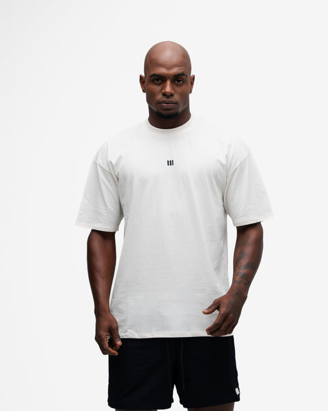 Camiseta Oversized Mith Nation Graphic Off White