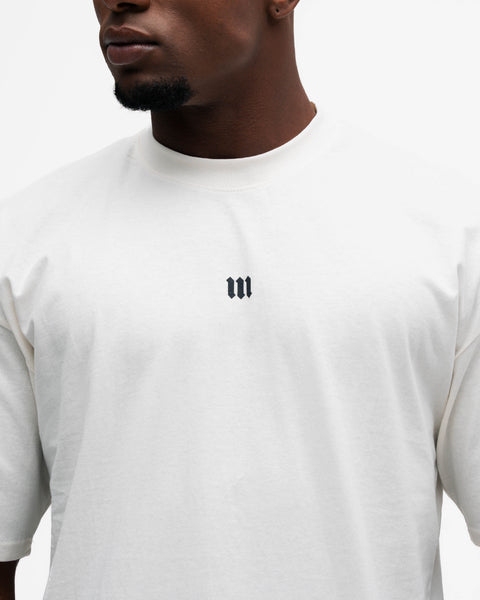 Camiseta Oversized Mith Nation Graphic Off White