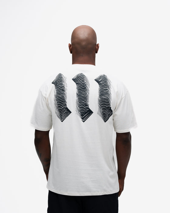 Camiseta Oversized Mith Nation Graphic Off White