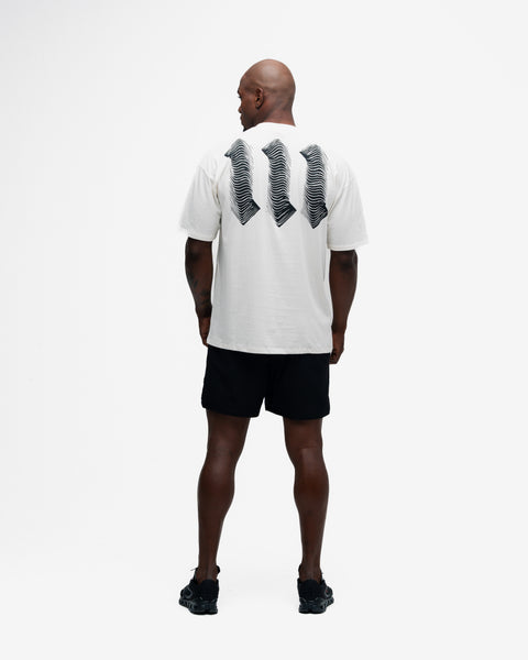 Camiseta Oversized Mith Nation Graphic Off White