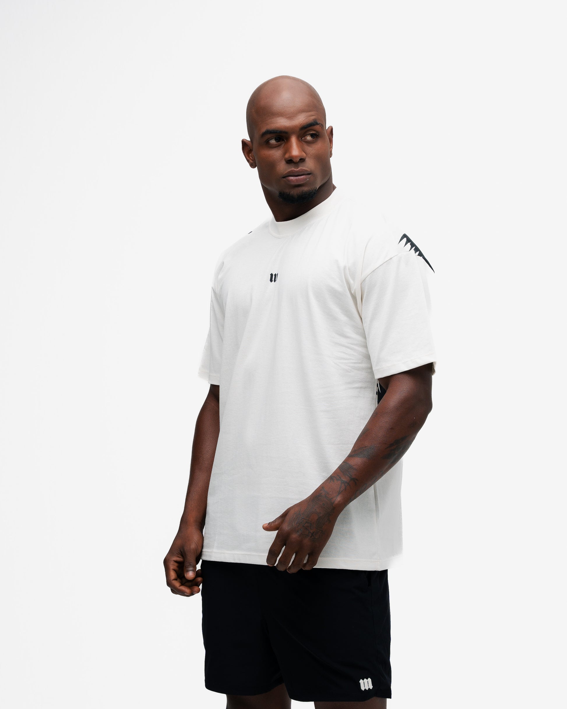 Camiseta Oversized Mith Nation Comb Off White