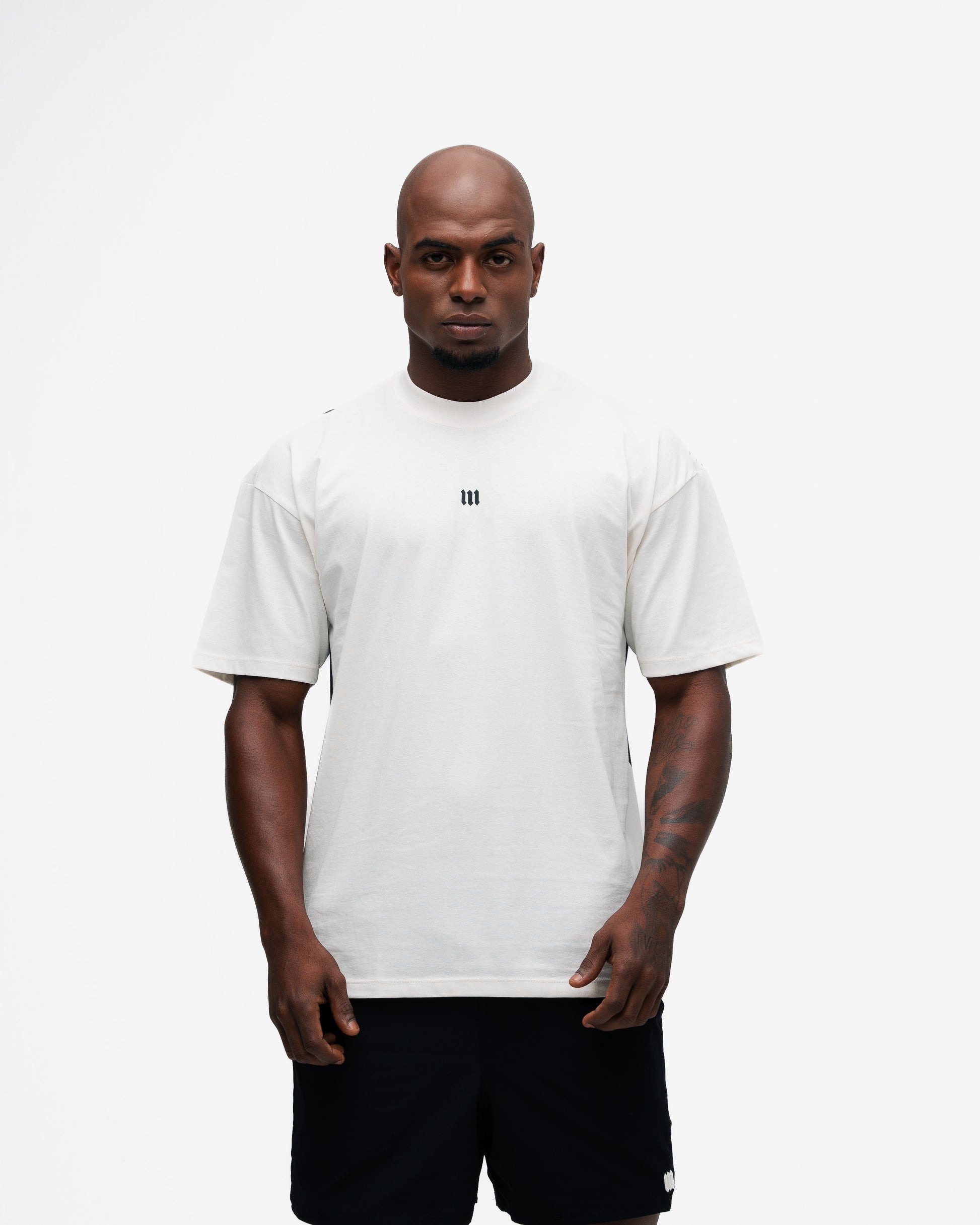 Camiseta Oversized Mith Nation Comb Off White