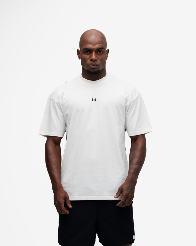 Camiseta Oversized Mith Nation Comb Off White