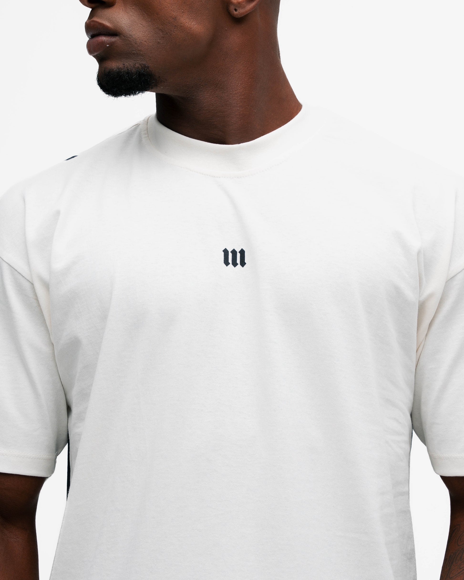 Camiseta Oversized Mith Nation Comb Off White