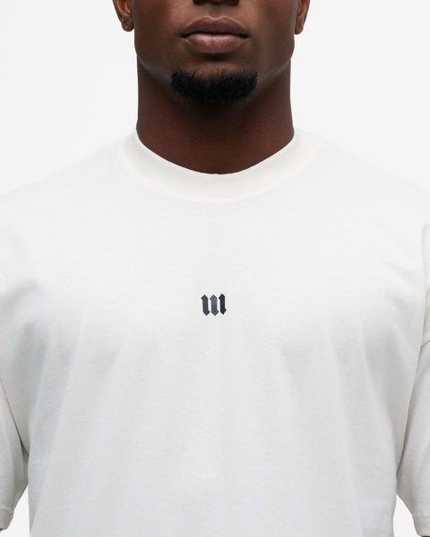 Camiseta Oversized Mith Nation Blur Off White