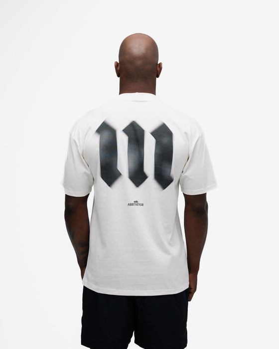 Camiseta Oversized Mith Nation Blur Off White