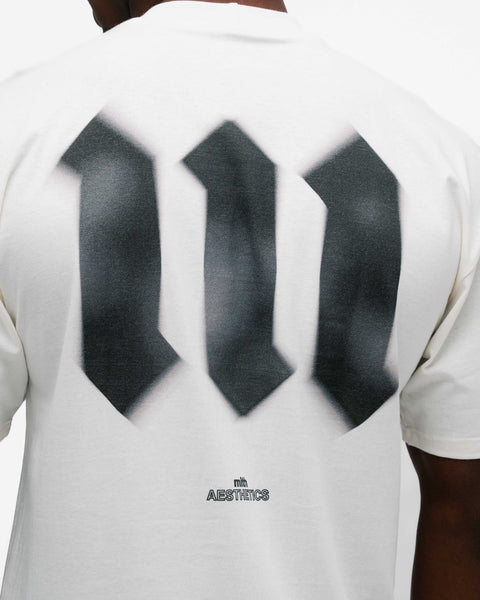Camiseta Oversized Mith Nation Blur Off White