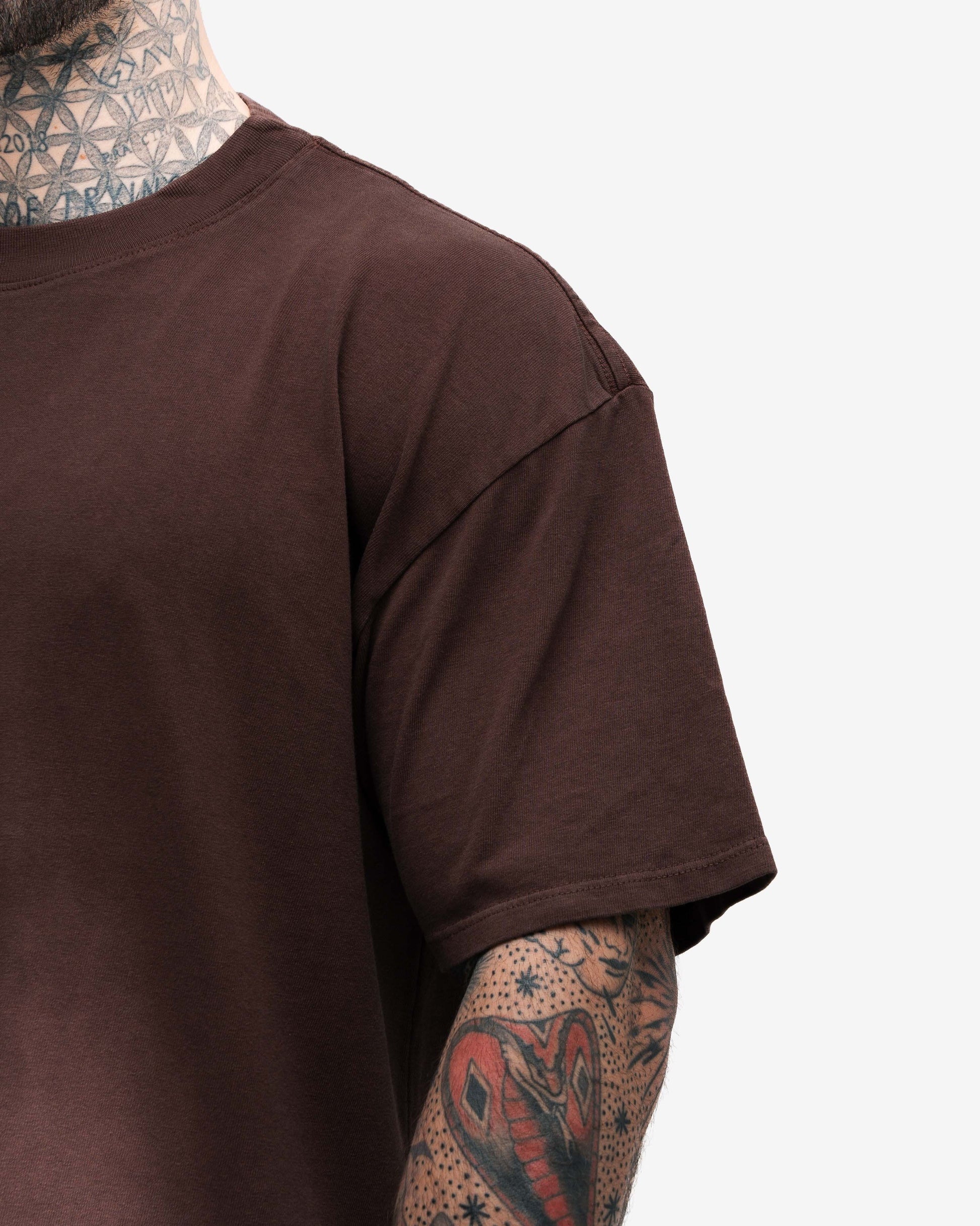 Camiseta Oversized Mith Nation Adornment Marrom
