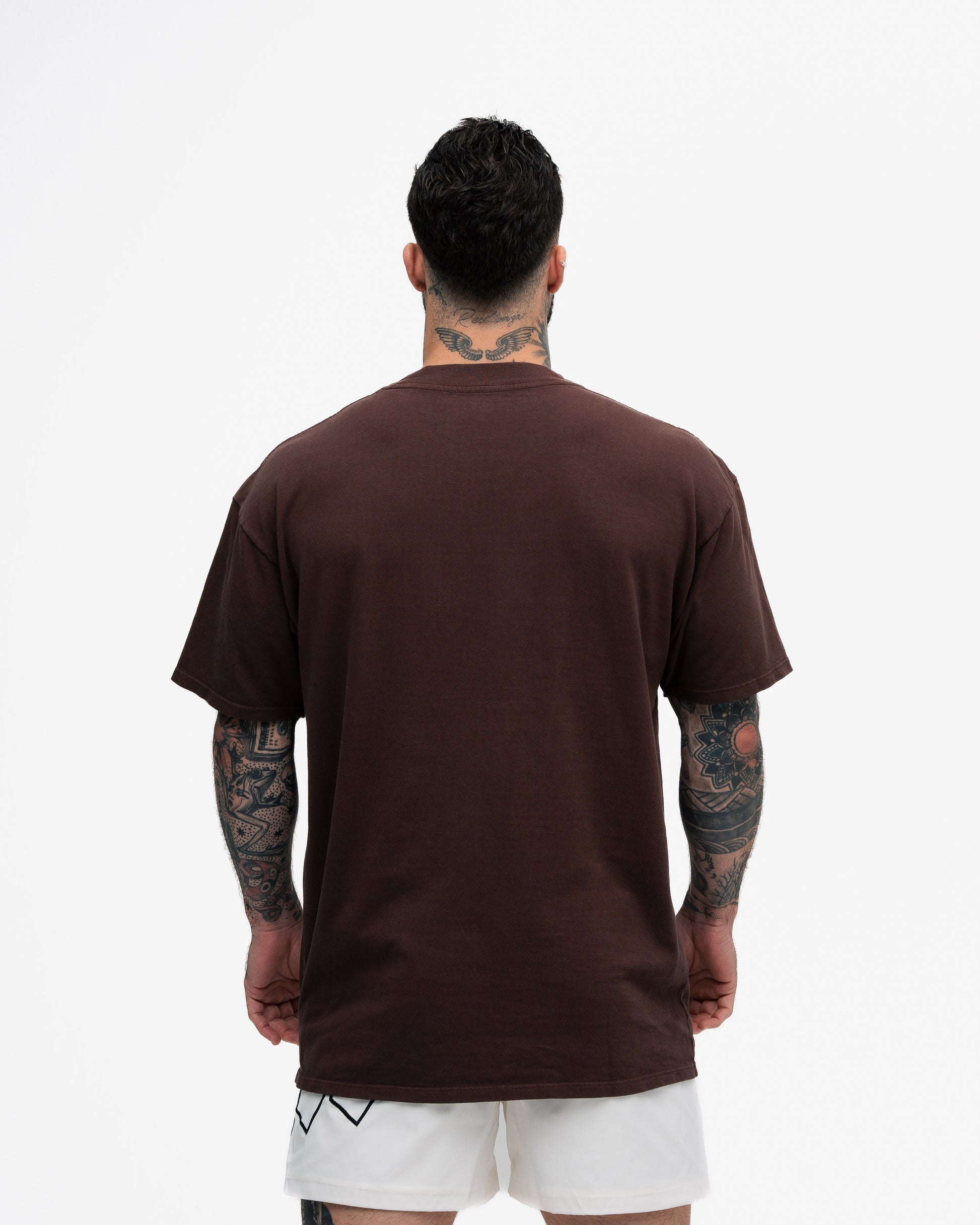 Camiseta Oversized Mith Nation Adornment Marrom