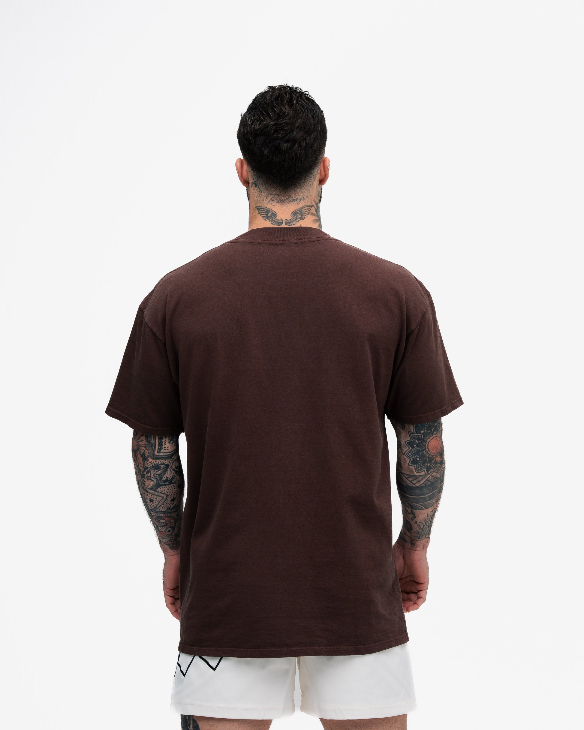 Camiseta Oversized Mith Nation Adornment Marrom