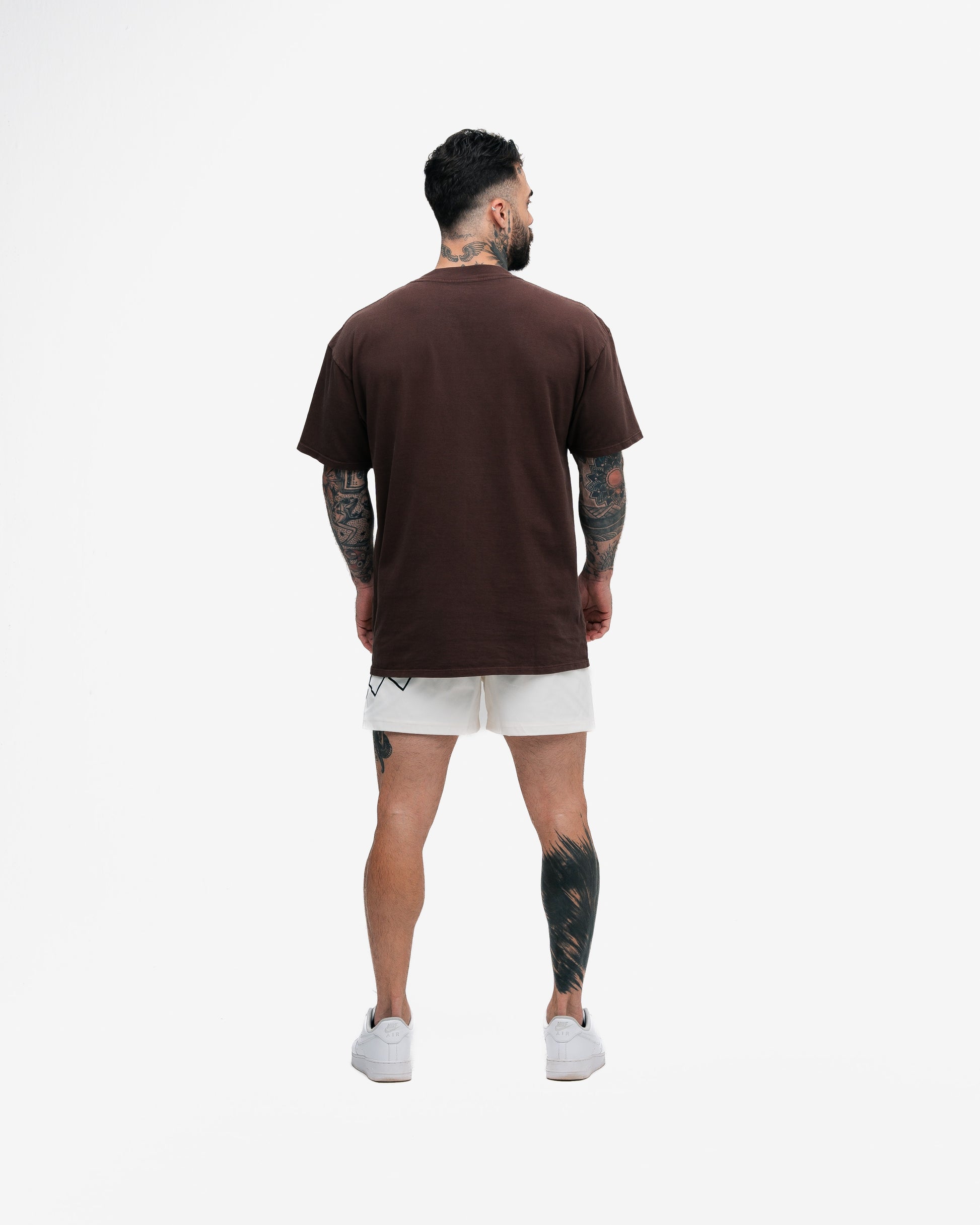 Camiseta Oversized Mith Nation Adornment Marrom