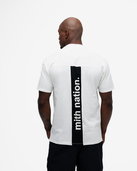Camiseta Oversized Mith Nation Clipping Off White