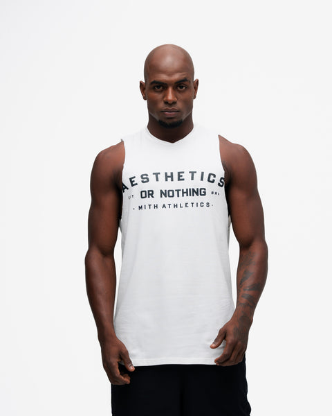 Regata Cut Off Mith Nation Aesthetics or Nothing Off White