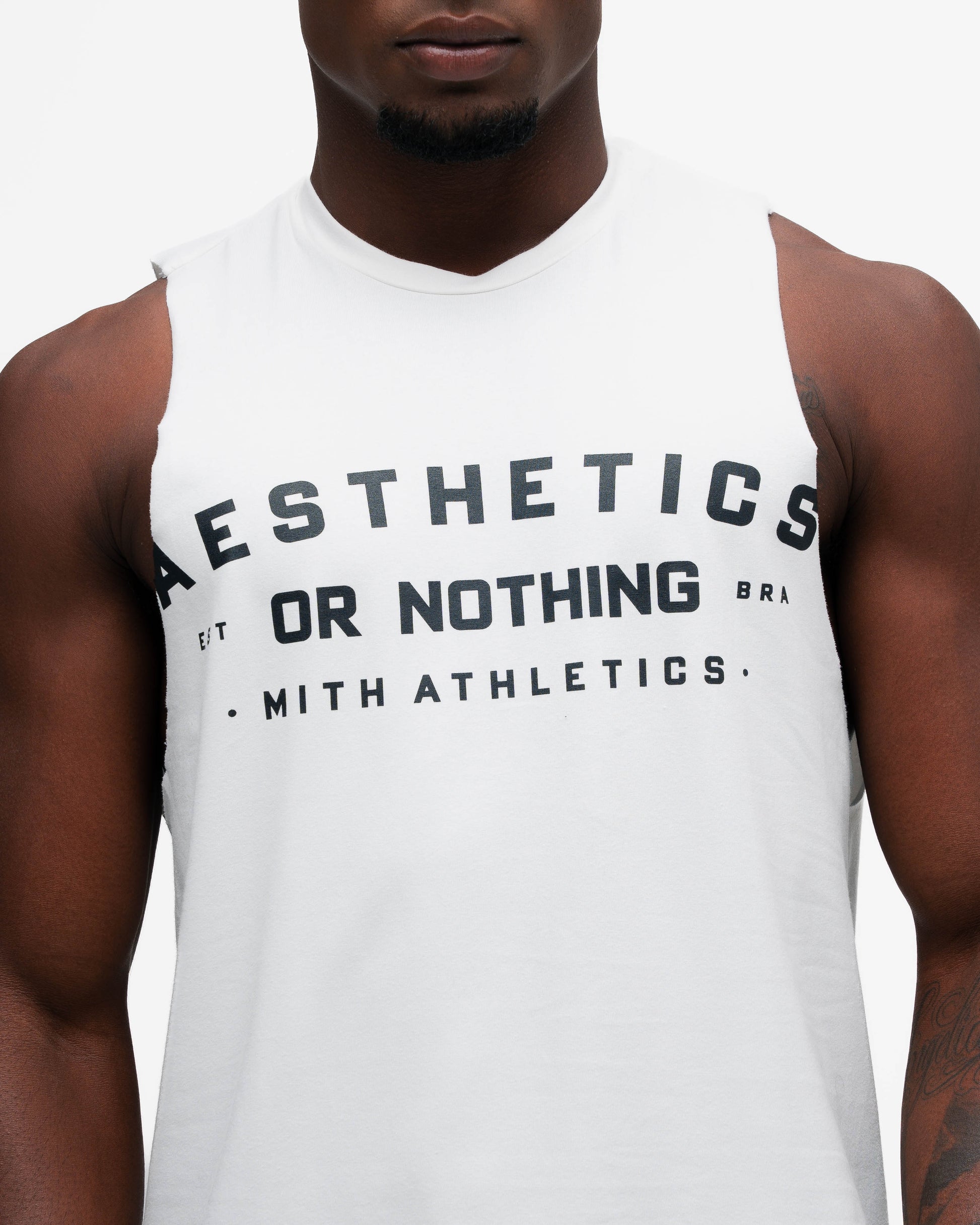 Regata Cut Off Mith Nation Aesthetics or Nothing Off White