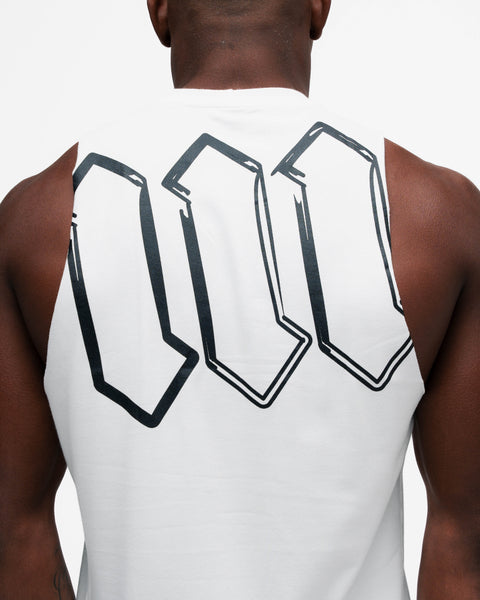 Regata Cut Off Mith Nation Doodle Off White