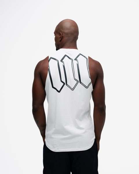 Regata Cut Off Mith Nation Doodle Off White