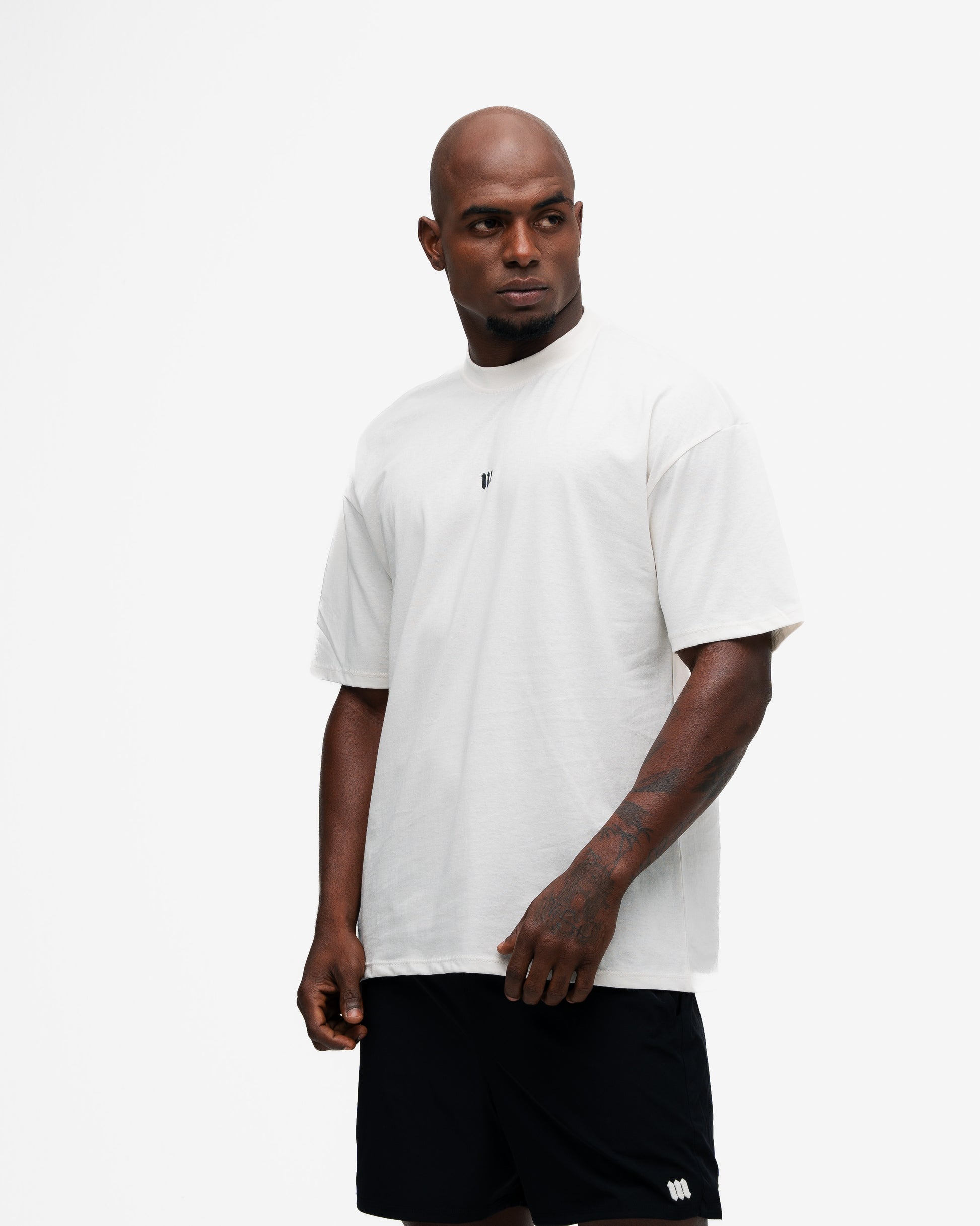 Camiseta Oversized Mith Nation Training Club Off White
