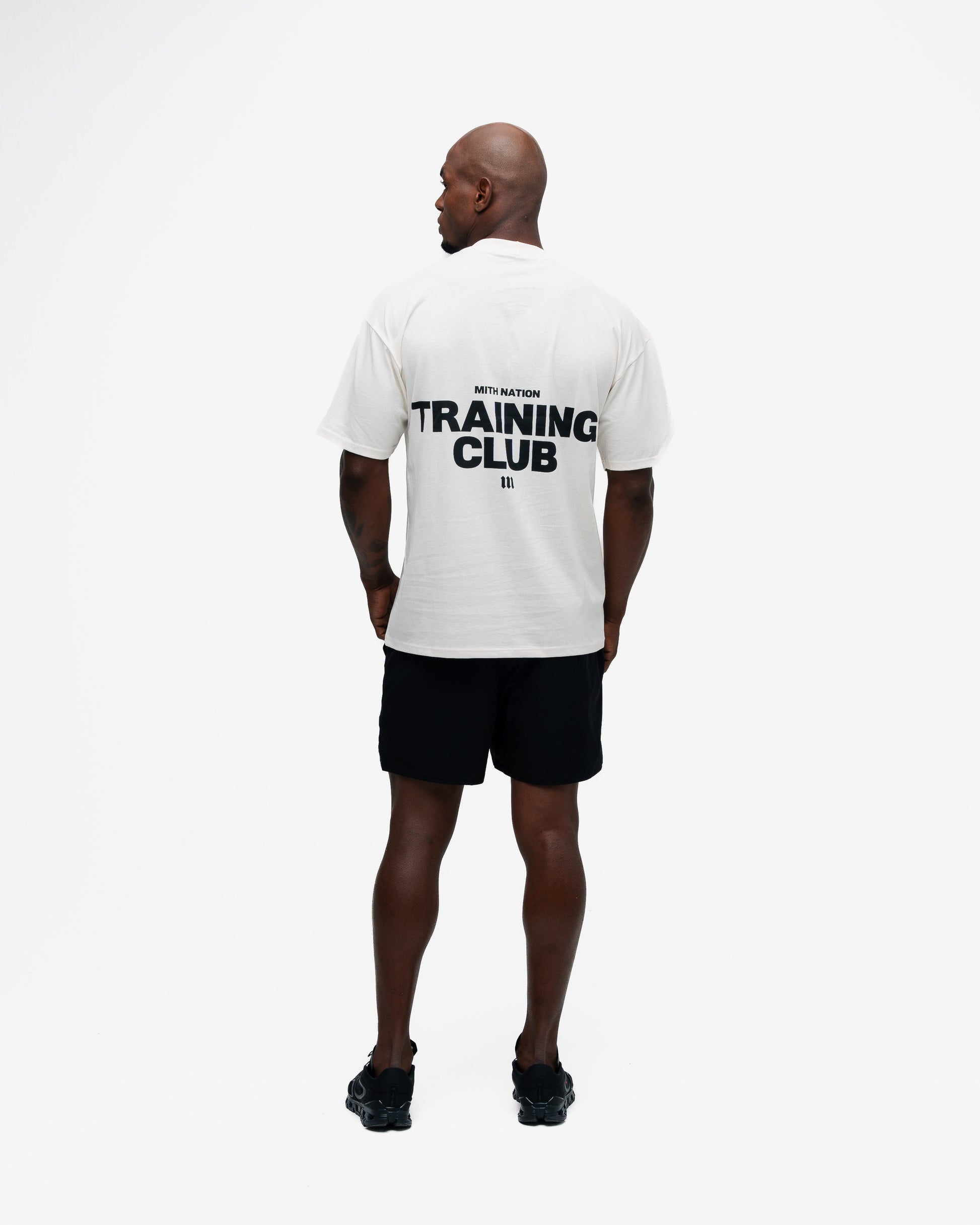 Camiseta Oversized Mith Nation Training Club Off White