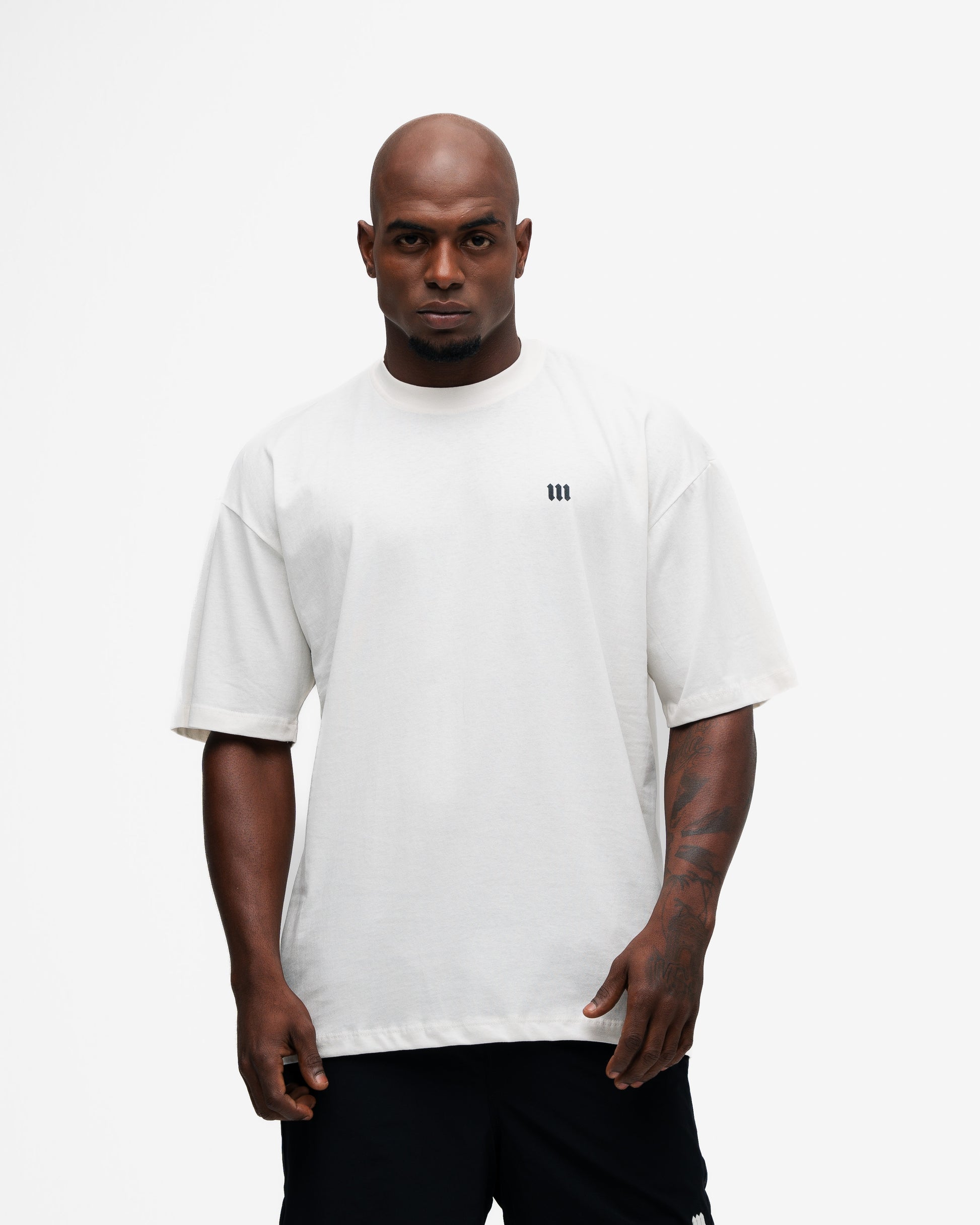 Camiseta Oversized Mith Nation Training Club Off White