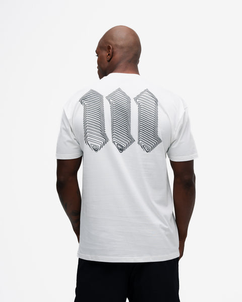 Camiseta Oversized Mith Nation Black Lines Off White