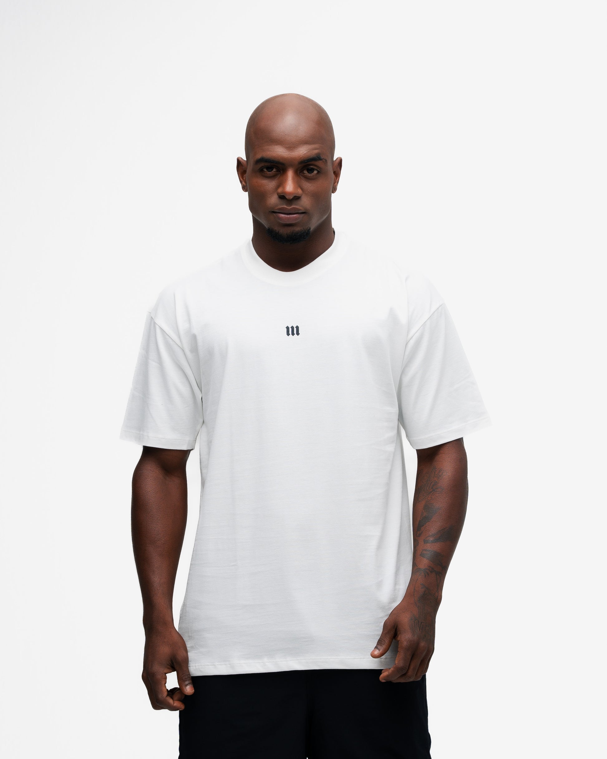Camiseta Oversized Mith Nation Writing Off White