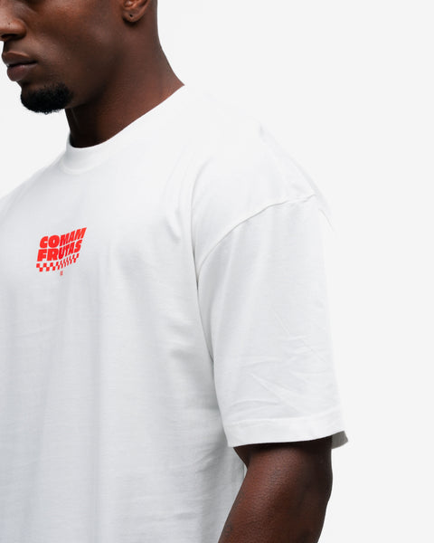 Camiseta Oversized Comam Frutas Reticle Red Burguer Off White