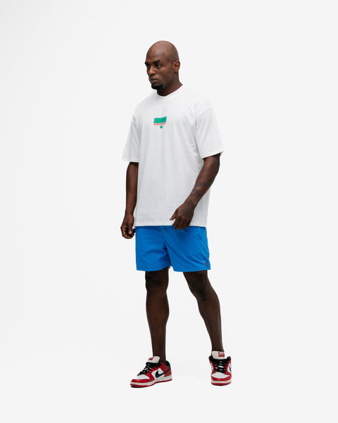 Camiseta Oversized Comam Frutas Burger Off White