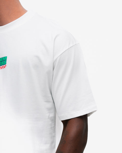 Camiseta Oversized Comam Frutas Burger Off White