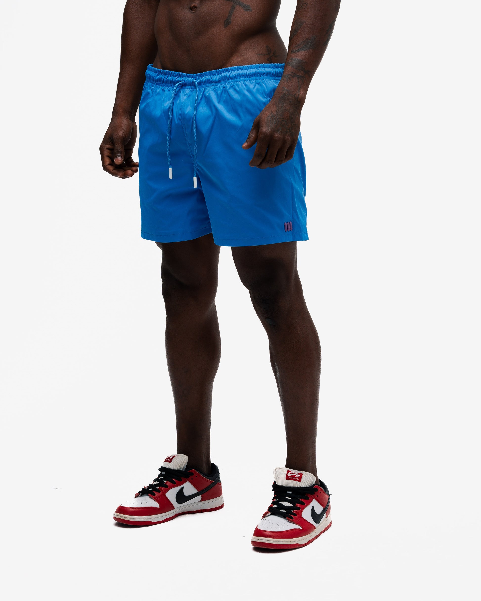 Shorts de Tactel Mith Nation Azul Royal