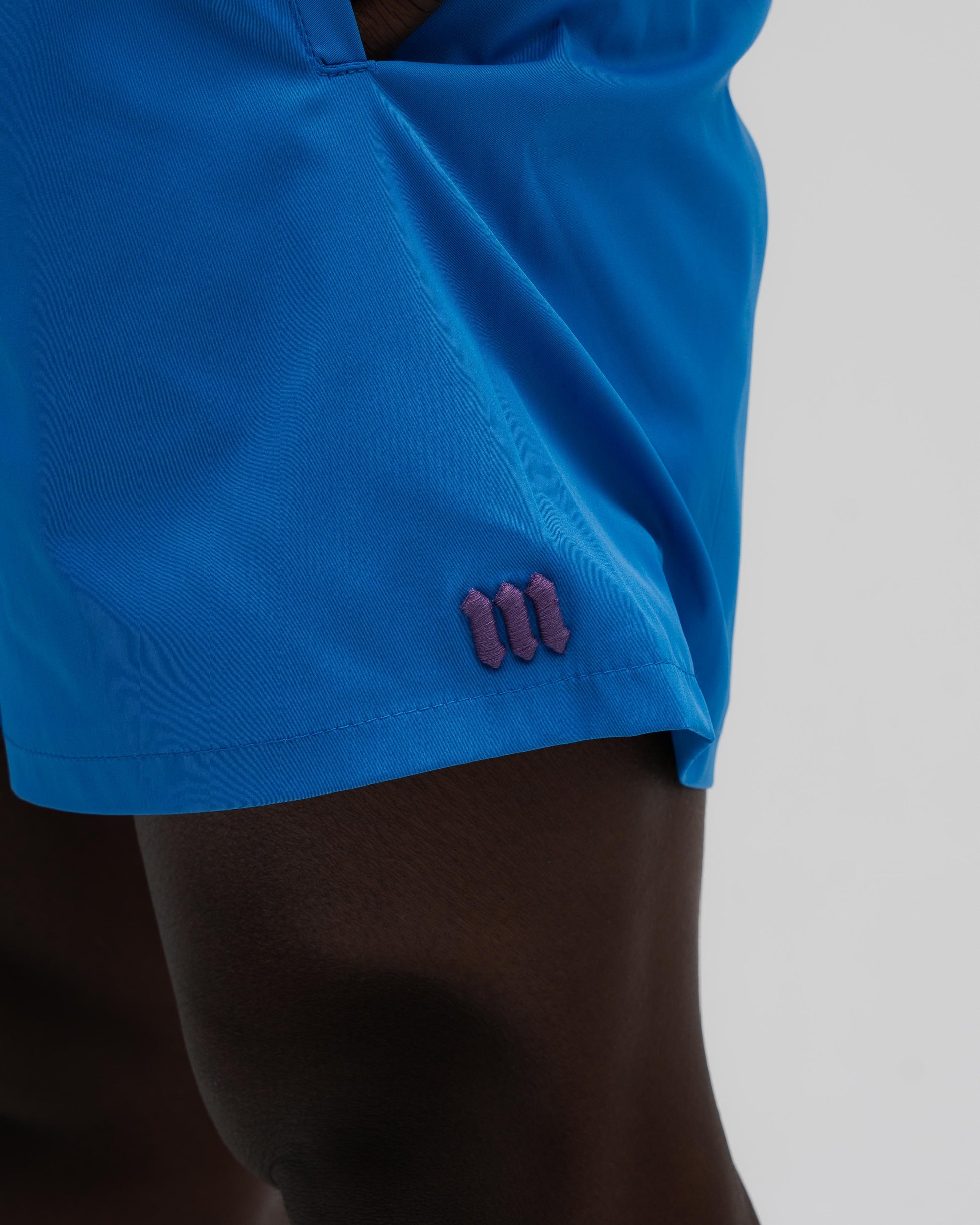 Shorts de Tactel Mith Nation Azul Royal