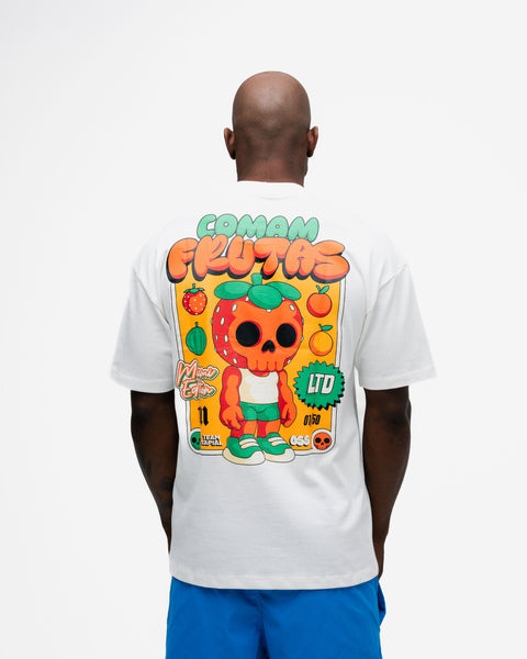 Camiseta Oversized Comam Frutas Toyart Off White